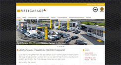 Desktop Screenshot of firstgarage.ch