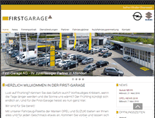 Tablet Screenshot of firstgarage.ch